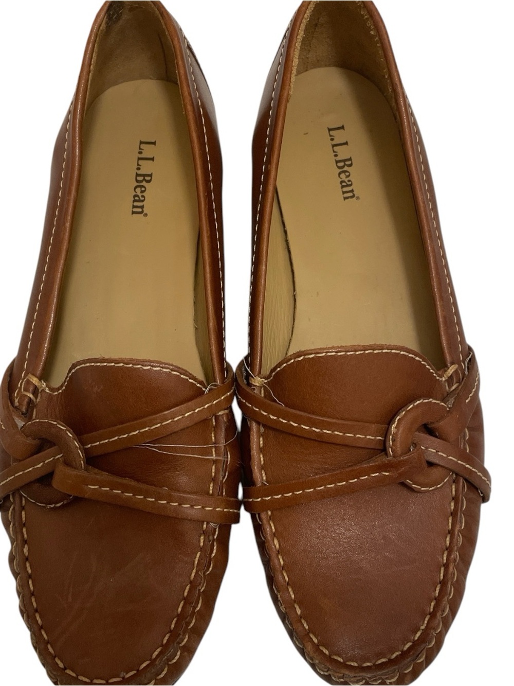L.L. Bean Women’s Brown Leather Moccasin Loafers